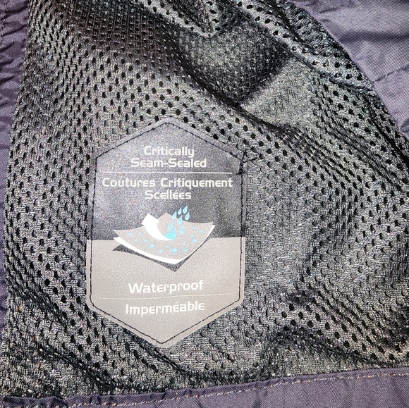 Boys Columbia Jacket Windbreaker size 14-16 Omni-Shield Waterproof Full Zip - Picture 7 of 8